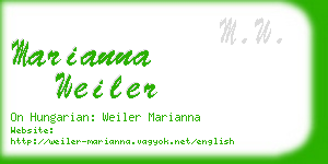 marianna weiler business card